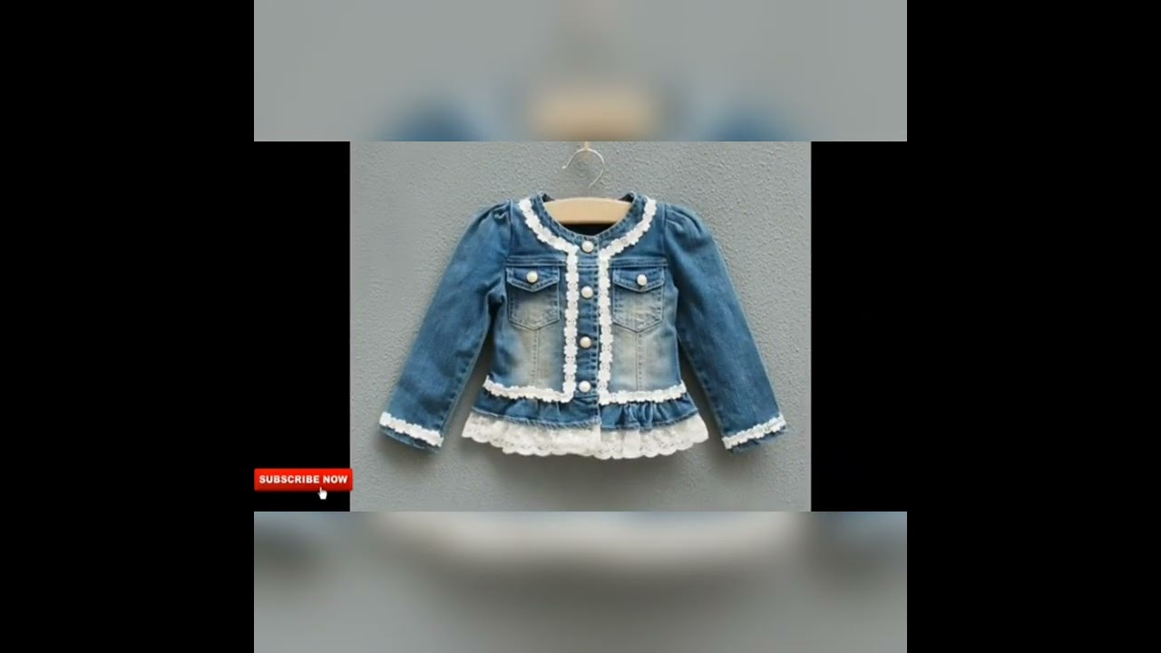 baby frocks jeans style dress designs latest fancy design / fashion ideas 786