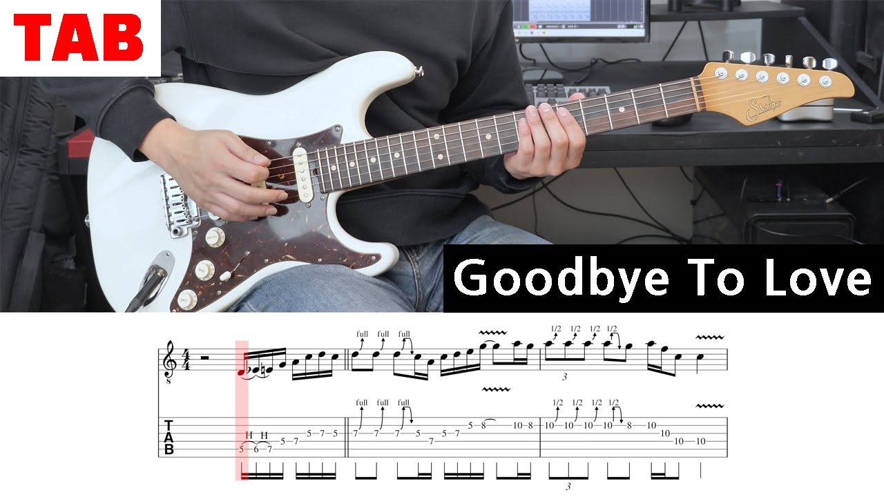 Carpenters - Goodbye to Love(Outro) - Guitar Tab | Lesson | Cover | Tutorial