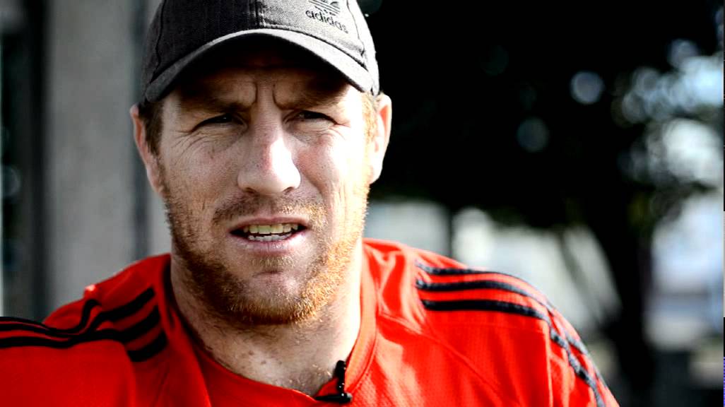 Crusaders lock Brad Thorn talks training