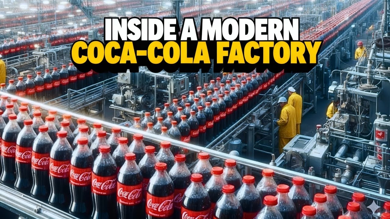 How Coca-Cola Is Made Today - Inside a Coke Bottling Plant | From Ingredients to Coca-Cola Bottle
