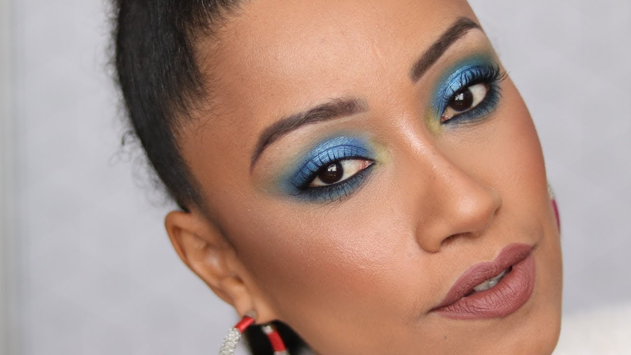 MAKE AZUL - PALETA SKY RUBY ROSE - COM DICAS DE PINCEL