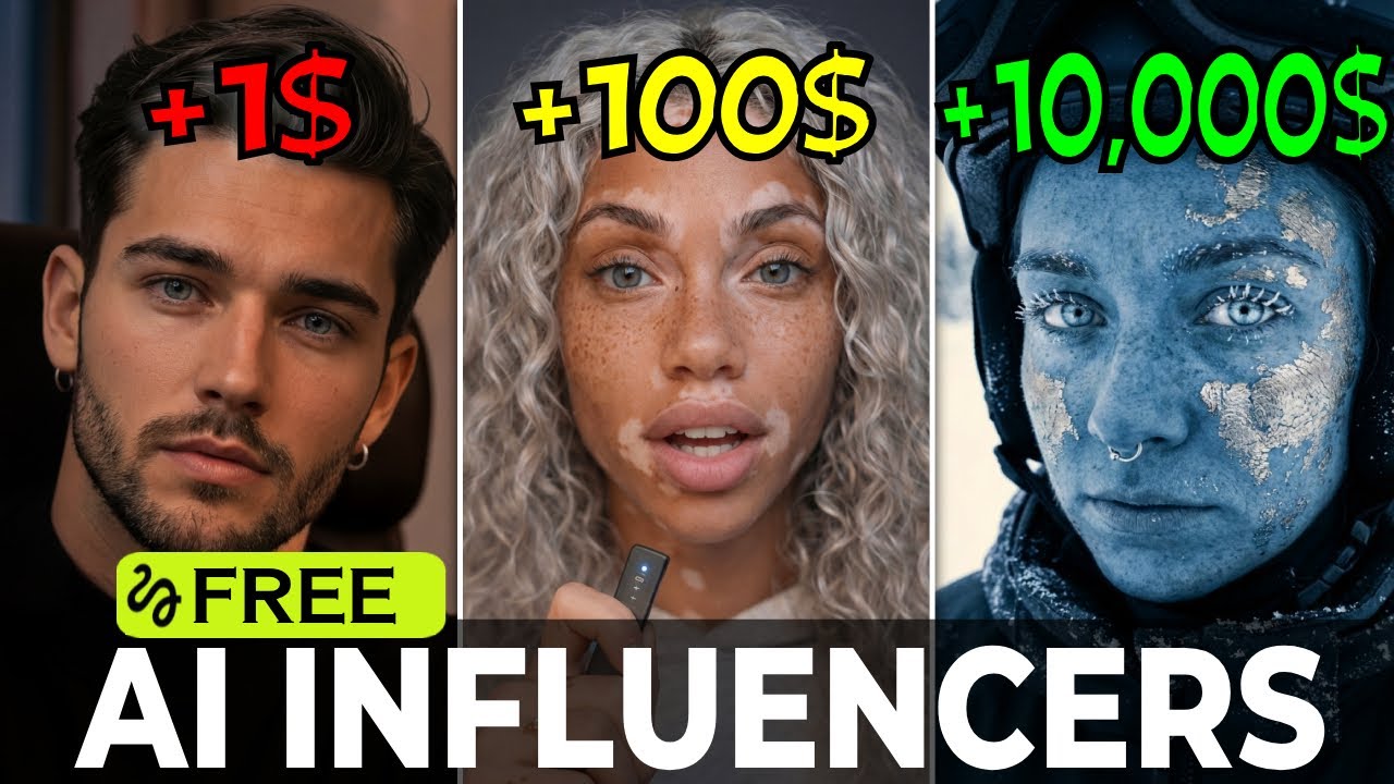 How to create Realistic AI Influencers For FREE (And Monetize them)