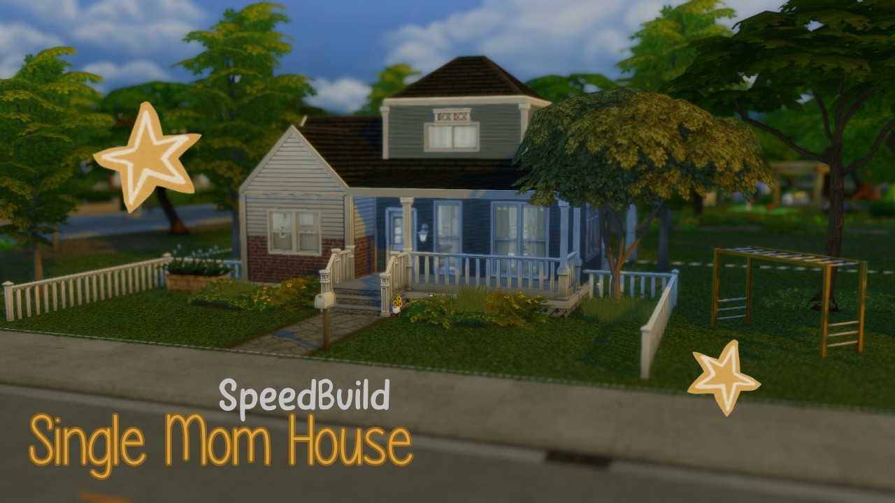 Single Mom Starter Home || 36k || Sims 4 Build