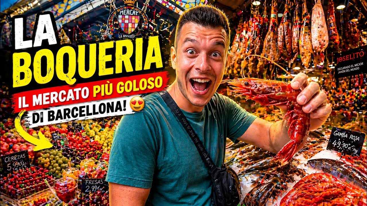 IL MIO VIAGGIO A BARCELLONA: ALLA SCOPERTA DEL MERCATO DELLA BOQUERIA (mercato top)