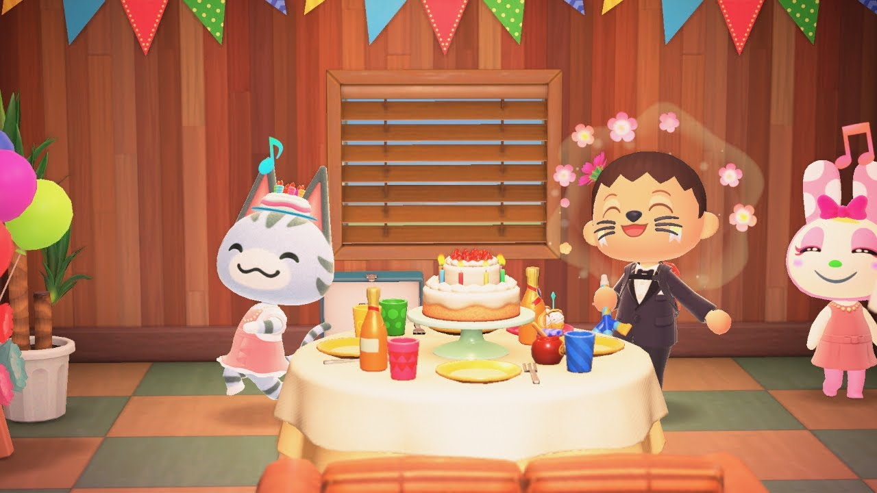 ACNH: Happy bday, Lolly! 🎉🎂🥳 (with voices!)