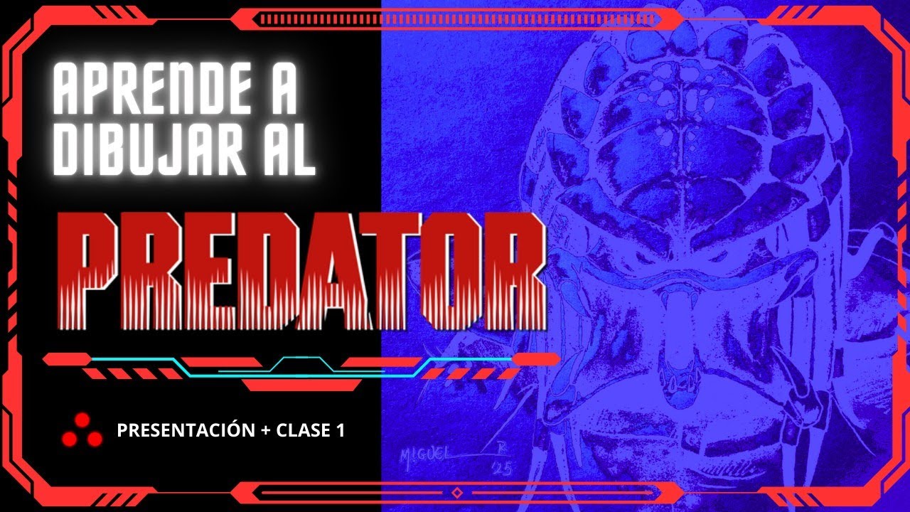 Cómo dibujar al Depredador (Yautja) - Presentación + Clase 1 💀  (Resubido)