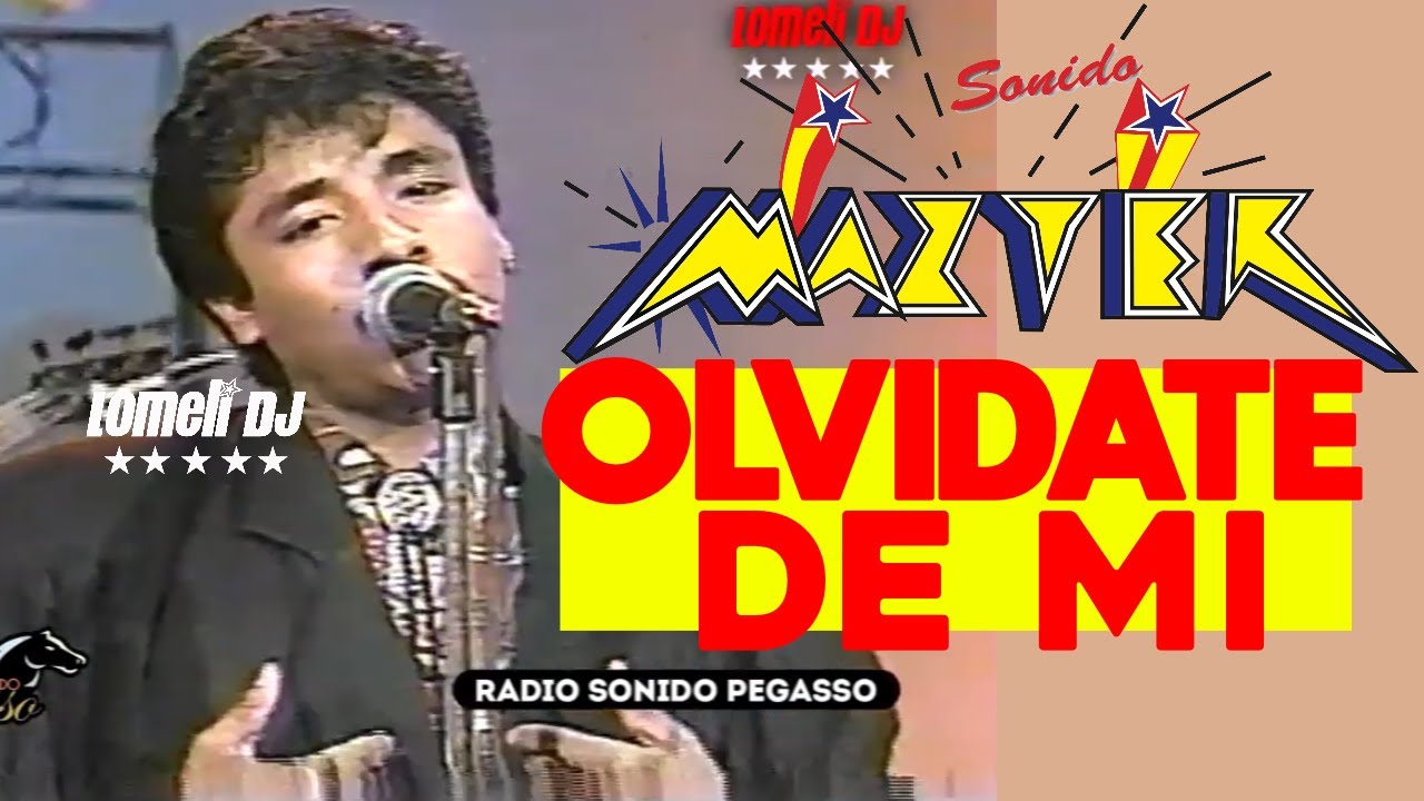 1993 - OLVIDATE DE MI - Sonido Mazter - En Vivo -