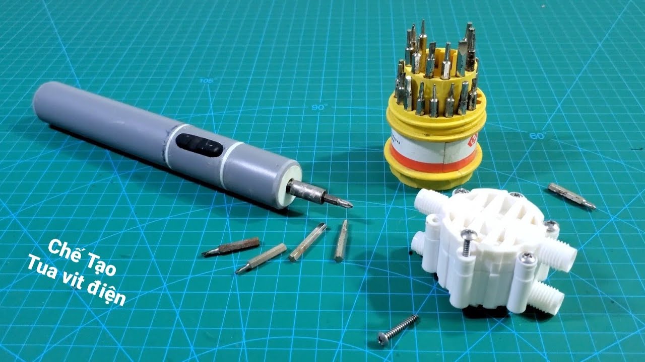 Chế tạo Máy Tháo Vặn Ốc  Vít ( Tua Vit điện )  cực mạnh