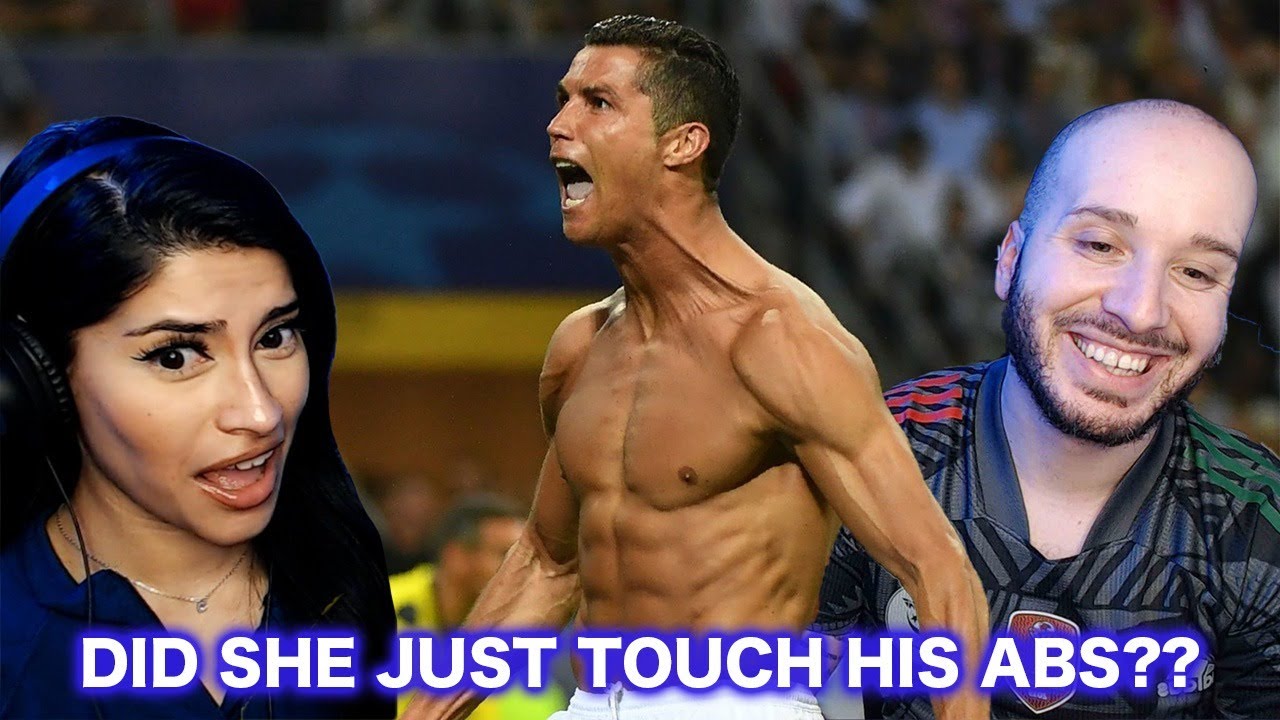 First Time Watching Women Epic Reactions To Cristiano Ronaldo Shirtless In Public
