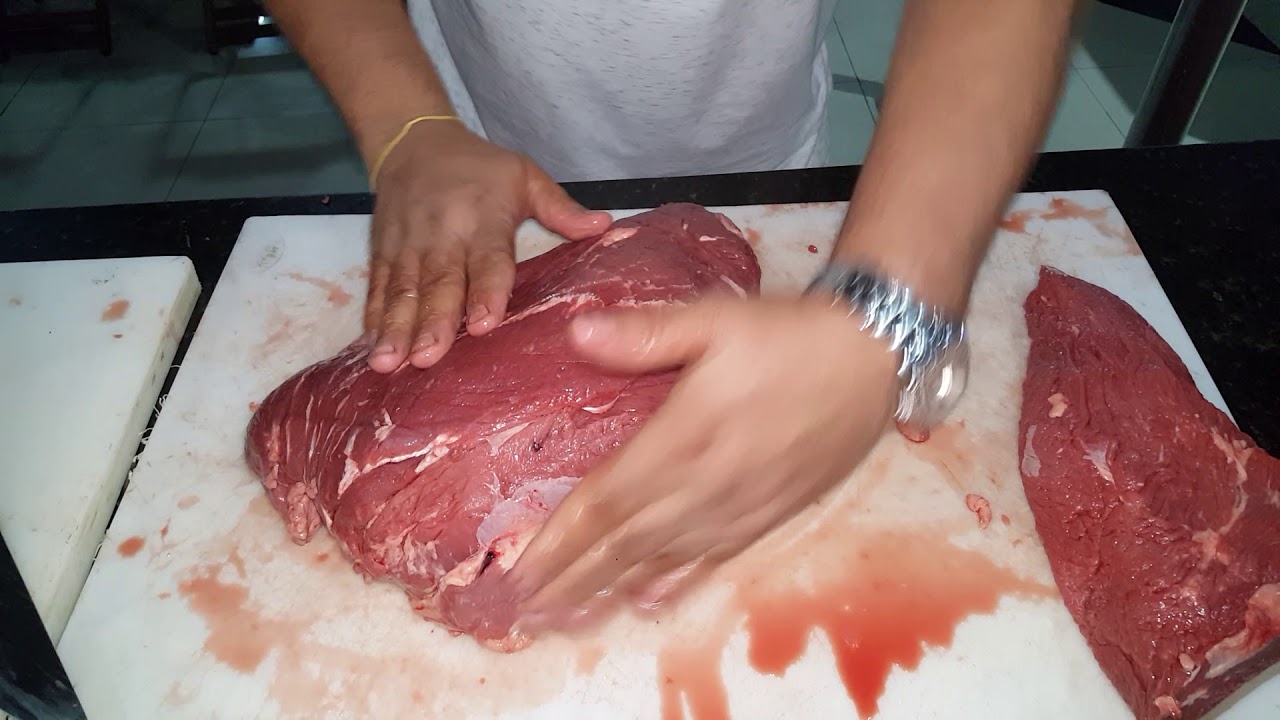 Como cortar uma alcatra
