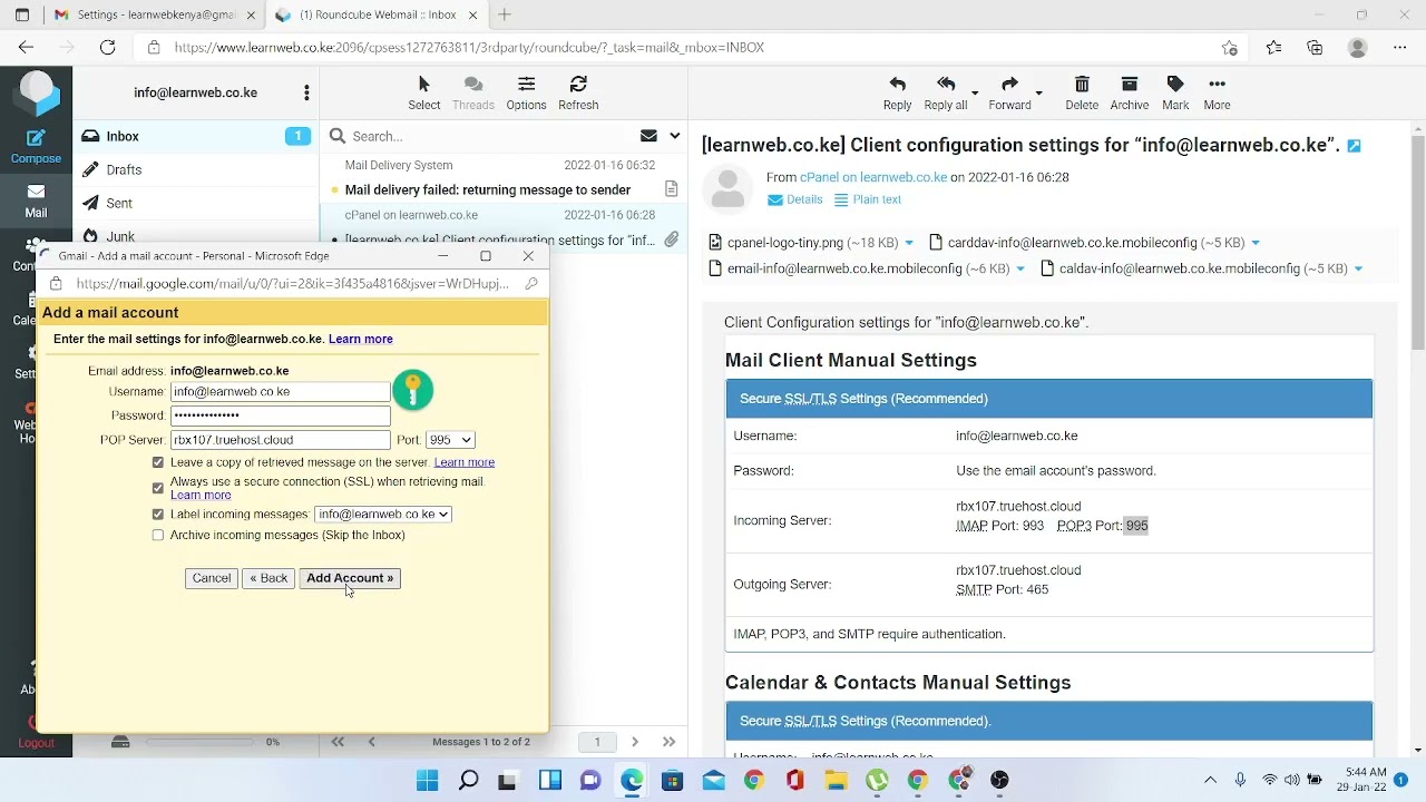 How to manage your webmail emails using Gmail