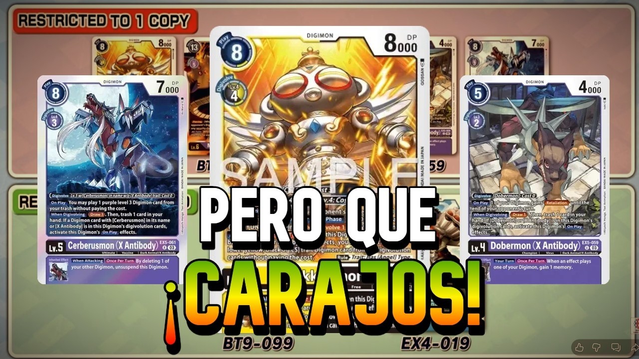 La Peor Ban List que a Sacado Digimon Card Game 2026