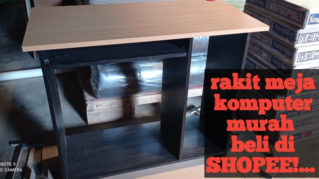 cara memasang meja komputer minimalis#meja Murah#SHOPEE#