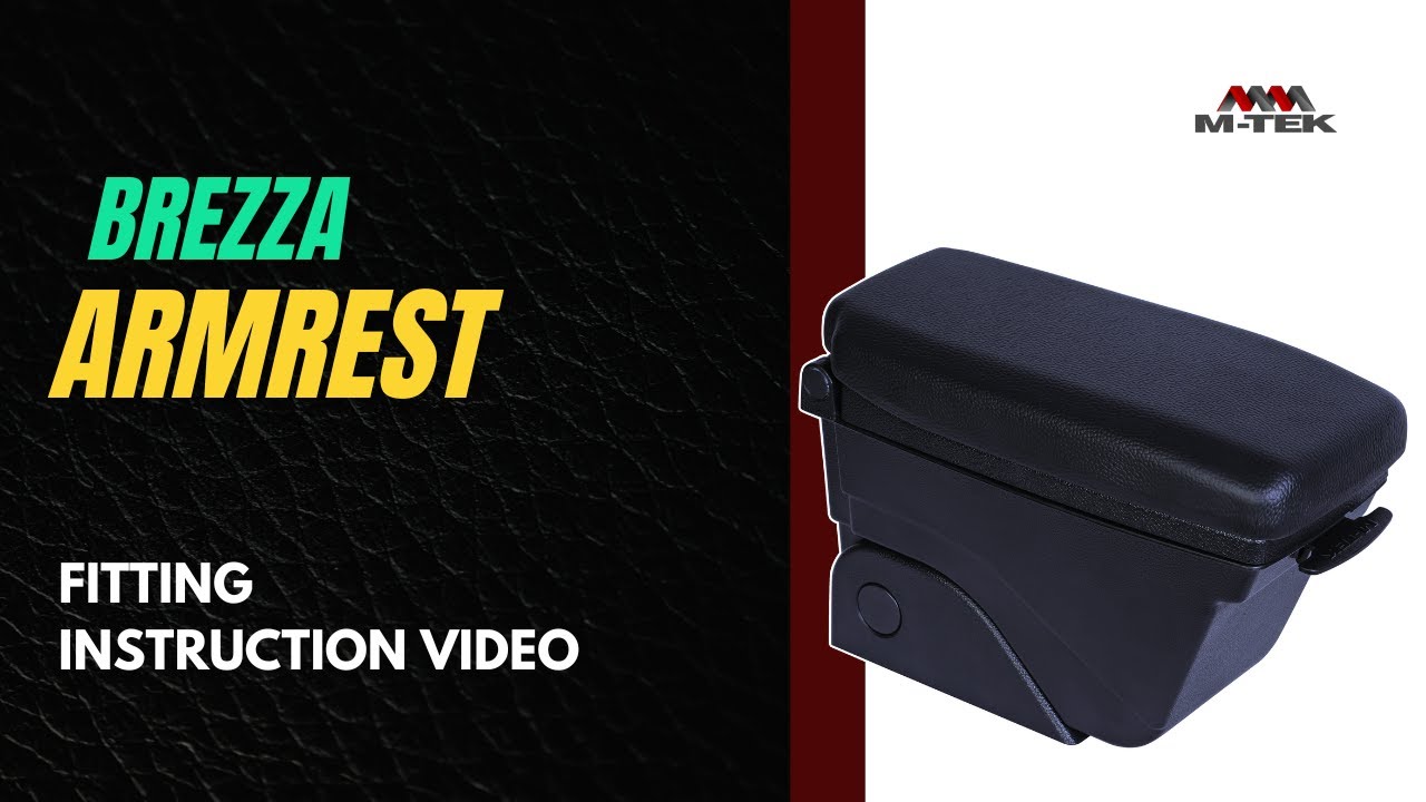M-TEK Armrest Installation Guide | Maruti Brezza | Easy Fitting Tutorial | Interior Comfort Upgrade