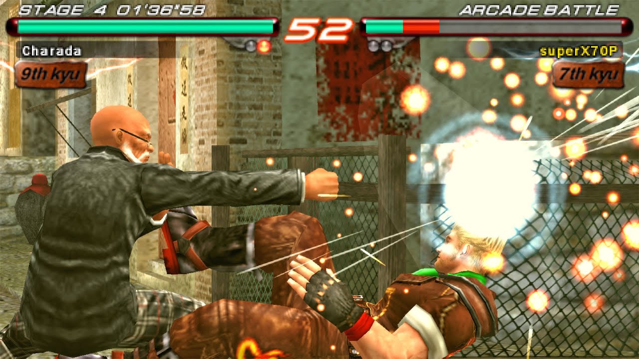 [TAS] Tekken 6 - Wang Jinrei (PSP)
