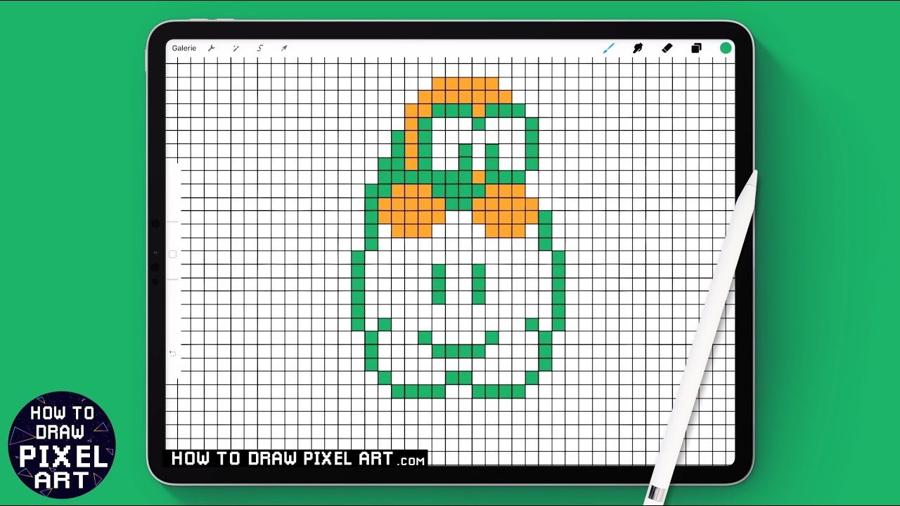 HOW TO DRAW MARIO BROS LATIKU CLOUD KOOPA (PIXEL ART) TUTORIAL