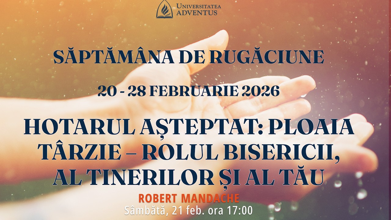 3. Strângeți umbrela | Săptămâna de rugăciune 20-28 Februarie 2026