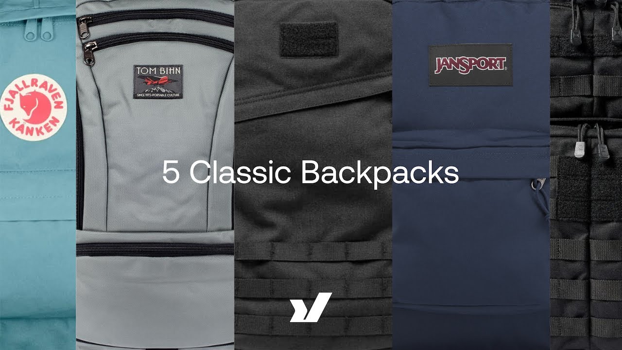 5 Classic Backpacks feat. Goruck, Tom Bihn, 5.11 Tactical, Fjallraven & Jansport