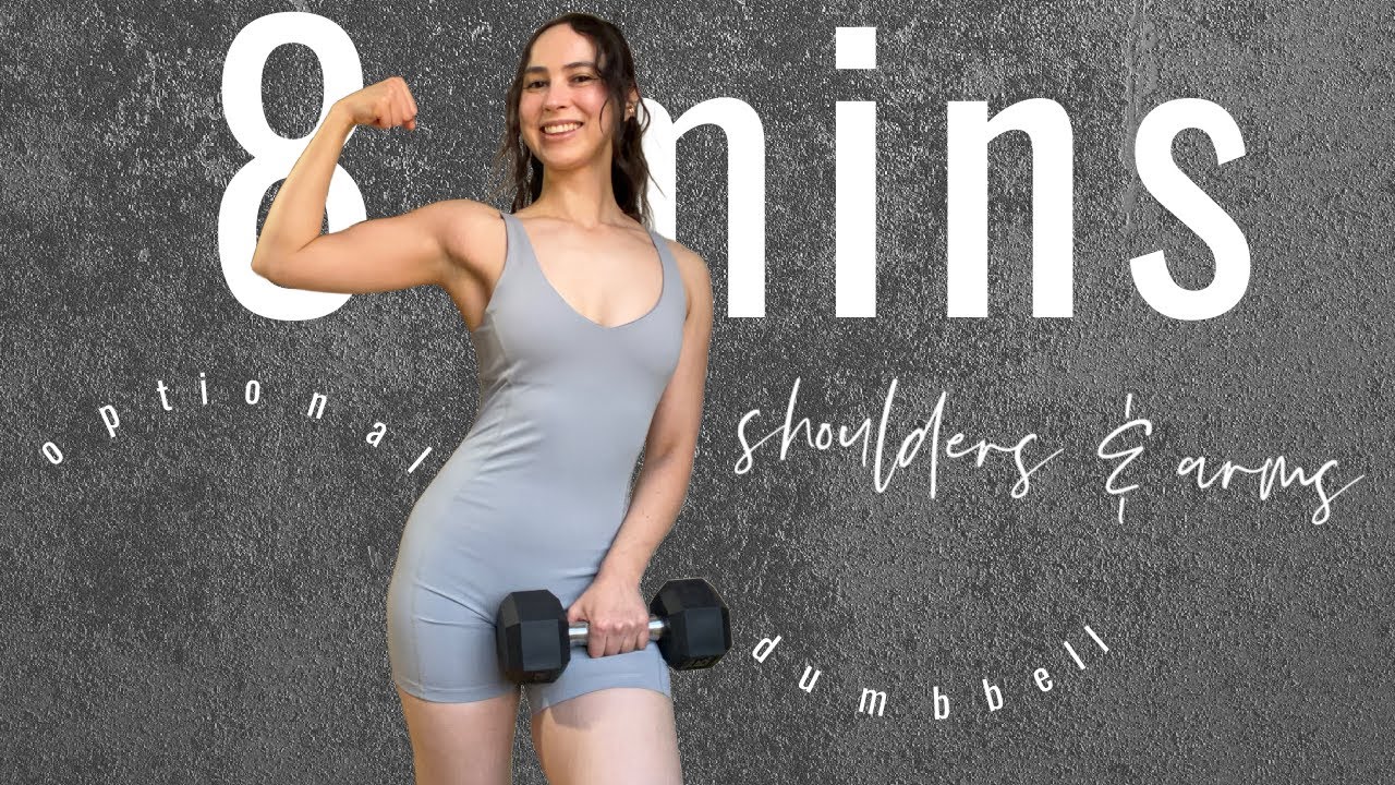 8 MINS SHOULDERS AND ARMS WORKOUT | hybrid series optional DB