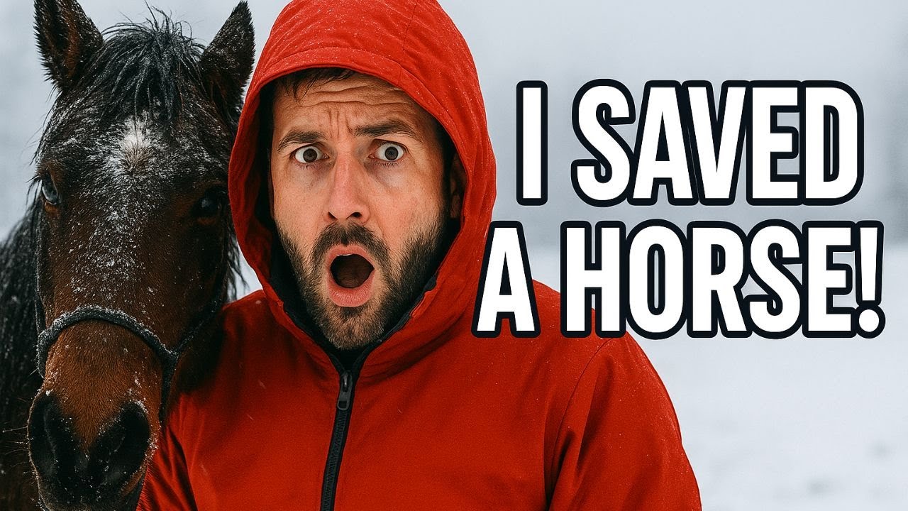 He Risked His Life to Save a Freezing Horse in the Snow