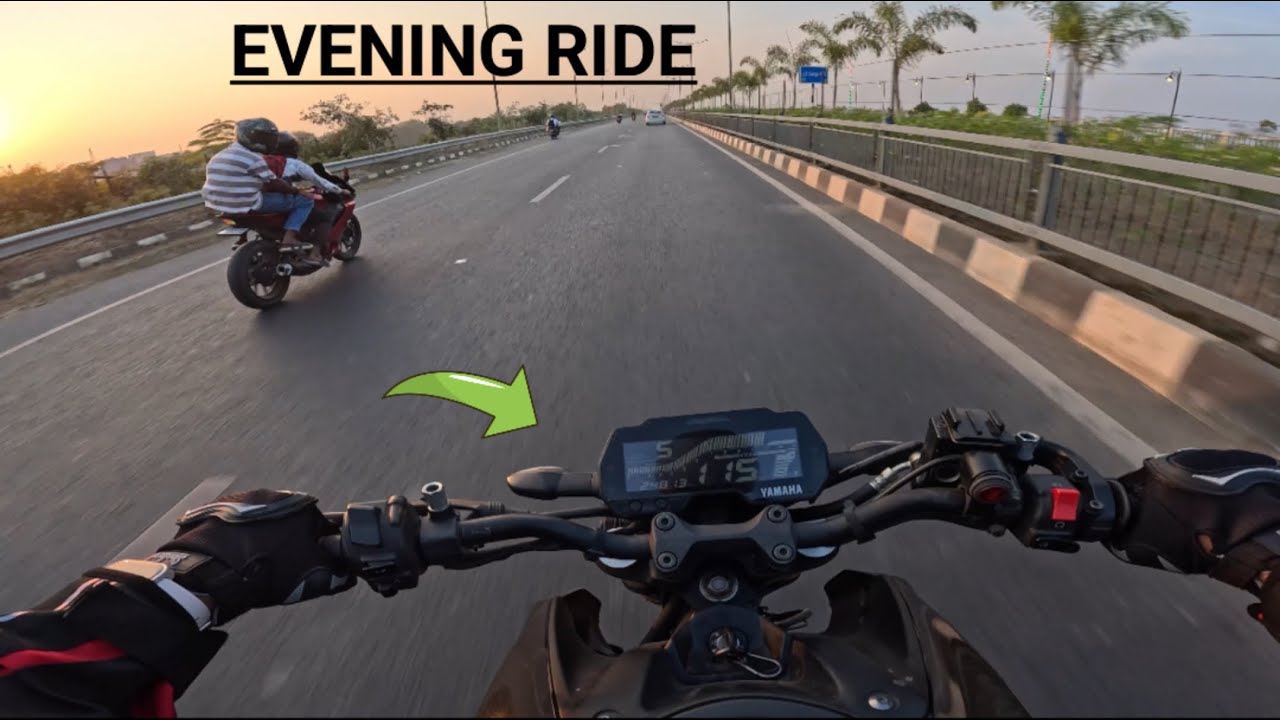 Evening ride with Mt-15