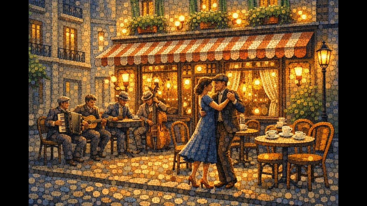 Coffee at a Paris Sidewalk Table