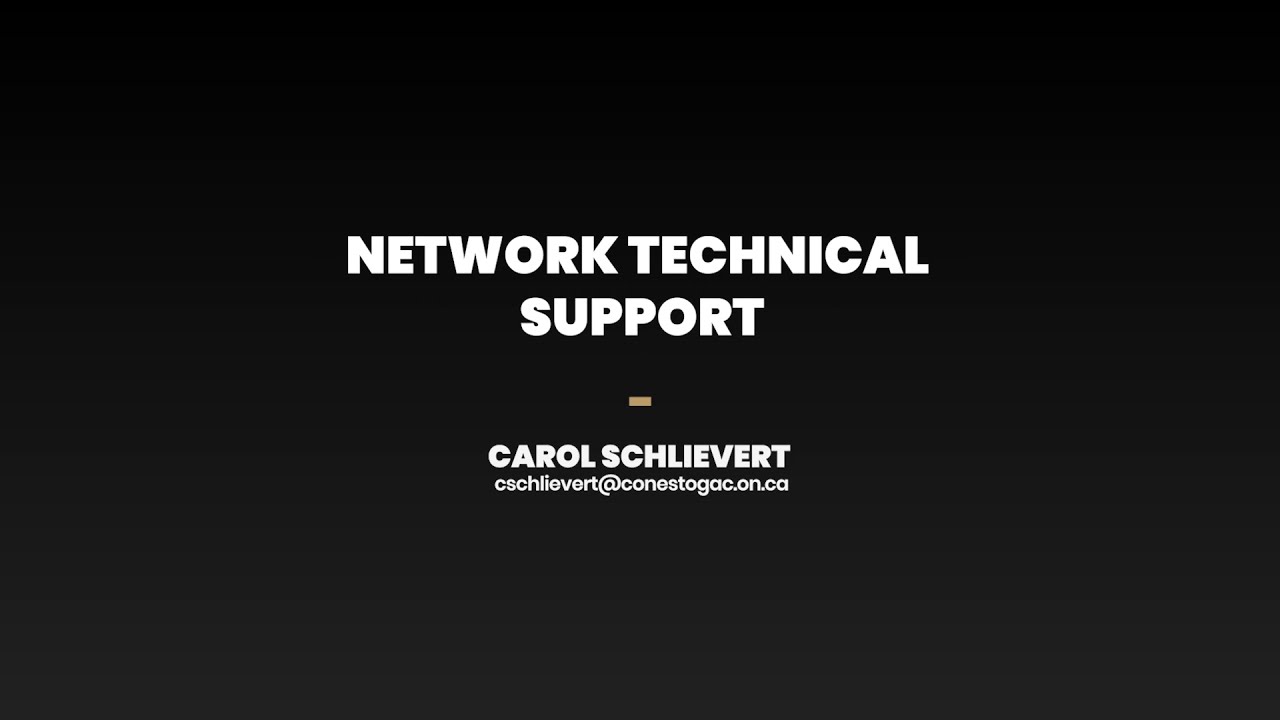 Network Technical Support (1470)