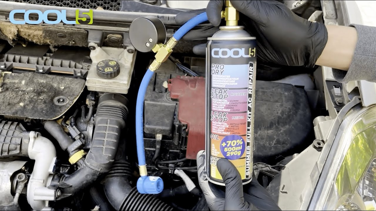 Do-it-yourself refilling of car AC with R1234YF. Instructions for filling and sealing AC