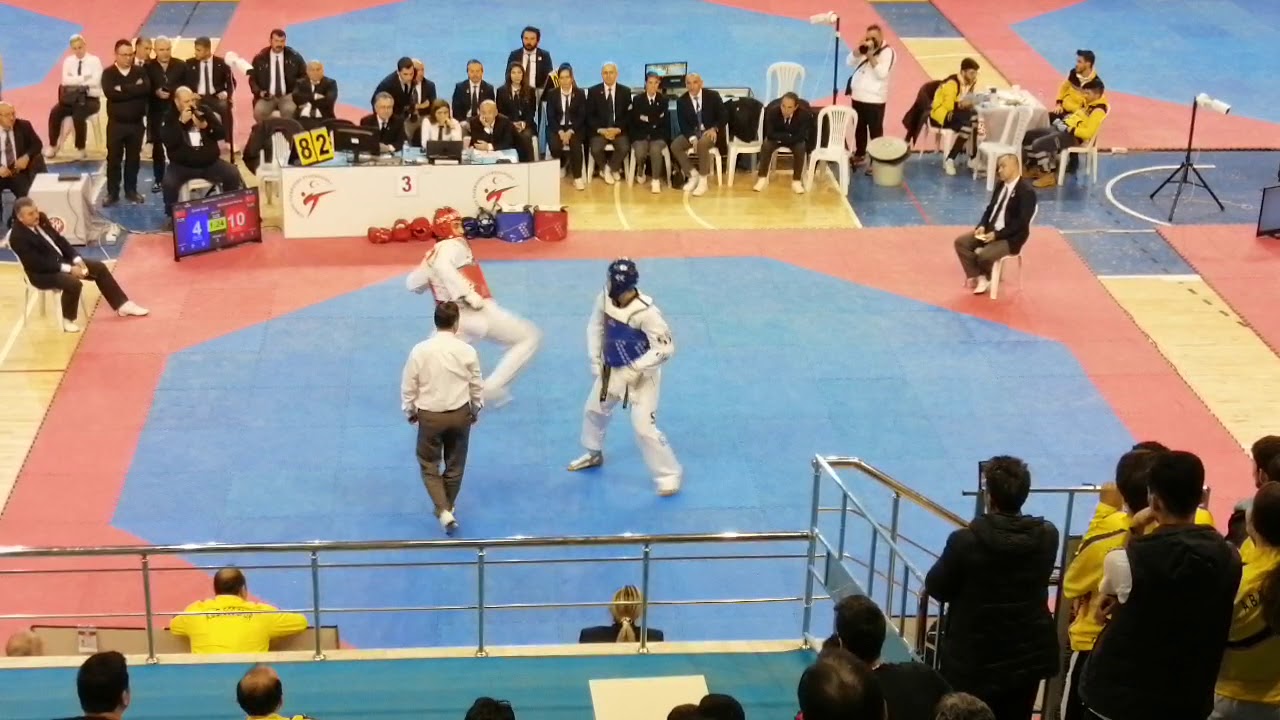 2020 BÜYÜKLER TÜRKİYE TAEKWONDOŞAMPİYONASI+87 KG MUHAMMET RECEP ÇEYİNKAYA(ANKARA)-ENSAR OĞUZ(ANKARA)