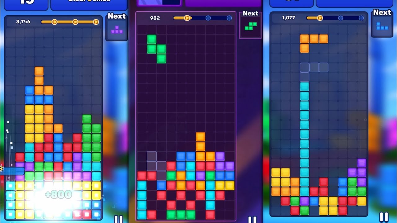 Tetris Puzzle Game Level 17-25 Boss Walkthrough iOS Android