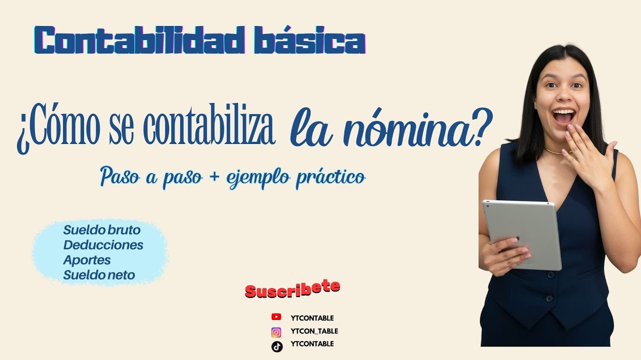 Cómo registrar SUELDOS Y CARGAS SOCIALES | Contabilidad básica