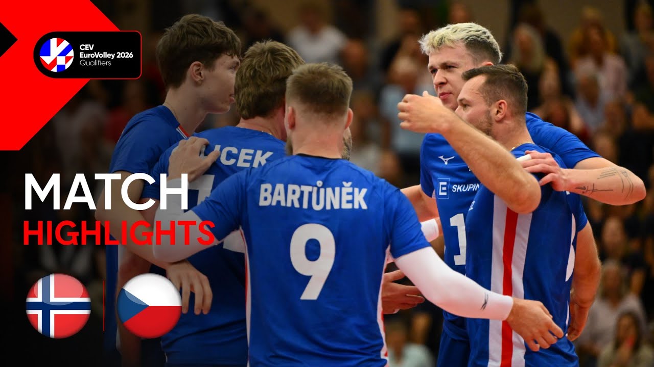 Highlights | Norway vs. Czechia | CEV EuroVolley 2026 | Qualification Phase M | Pool C