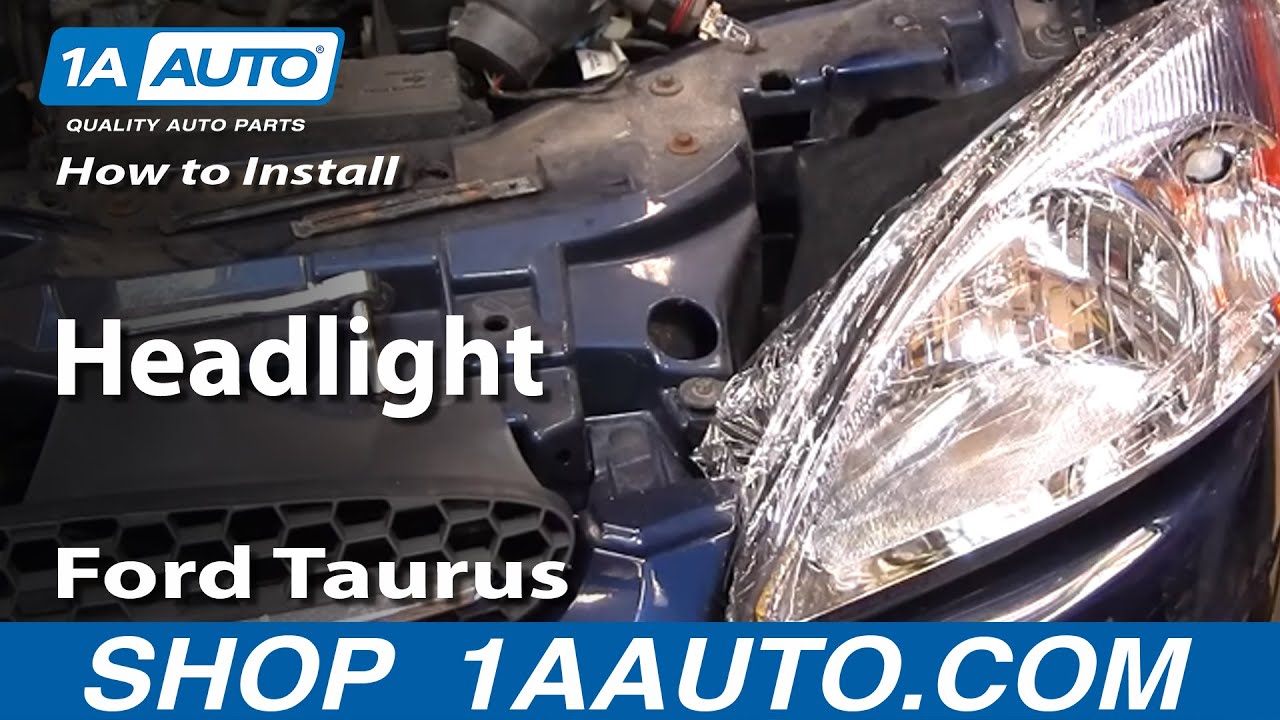 How to Replace Headlights 00-07 Ford Taurus