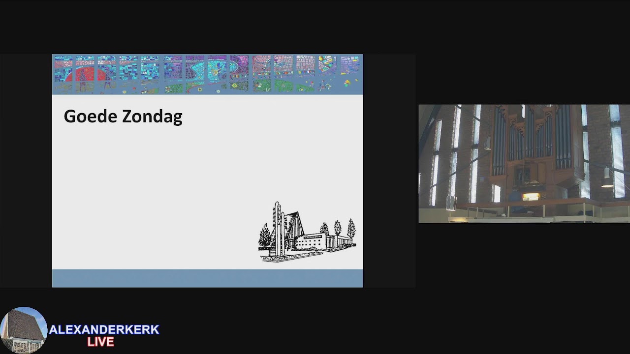 Live uitzending Alexanderkerk
