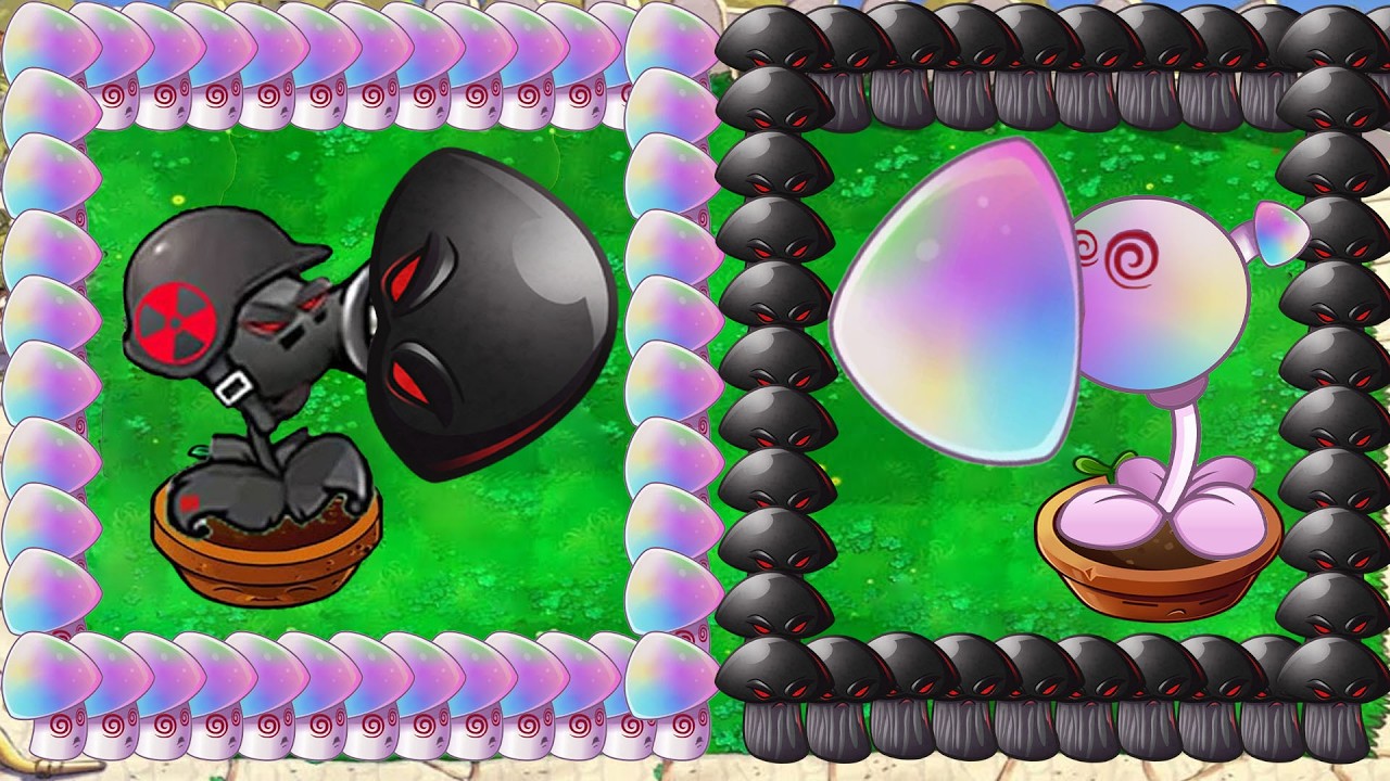 Doom Gatling Pea X HYPNO Shroom vs Hypno Pea X DOOM Shroom vs 2 Dr.Zomboss - Plants vs Zombies Hack