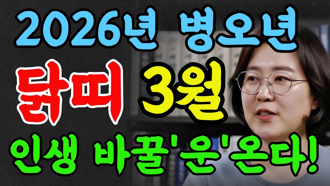 2026년 닭띠 3월 운세! 57년생 69년생 81년생 93년샌 05년생  귀인의 도움으로 막힌 돈 길 뚫어 내는 달! #명리학 #재물운 #추천 #풍수 #명언#운명사주49