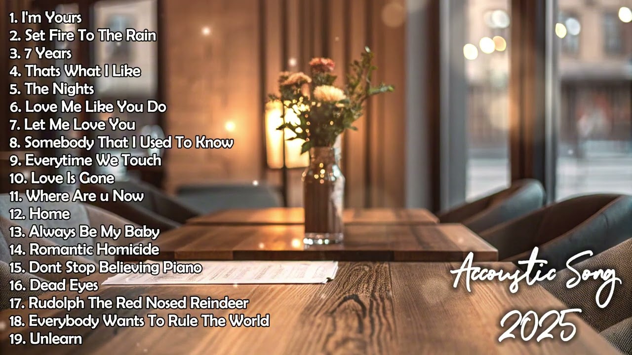 Trending Acoustic Songs 2025 Cover - Mood Booster Music #music