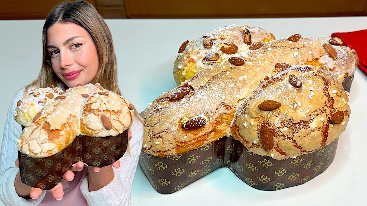 COLOMBA FATTA IN CASA: la ricetta FACILE e VELOCE per Pasqua 🕊️