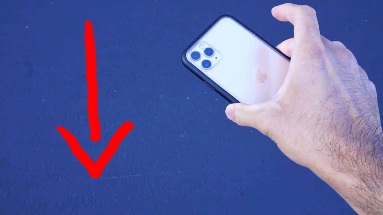 iPhone 11 Pro Max DROP TEST with Case! What Will Happen?!