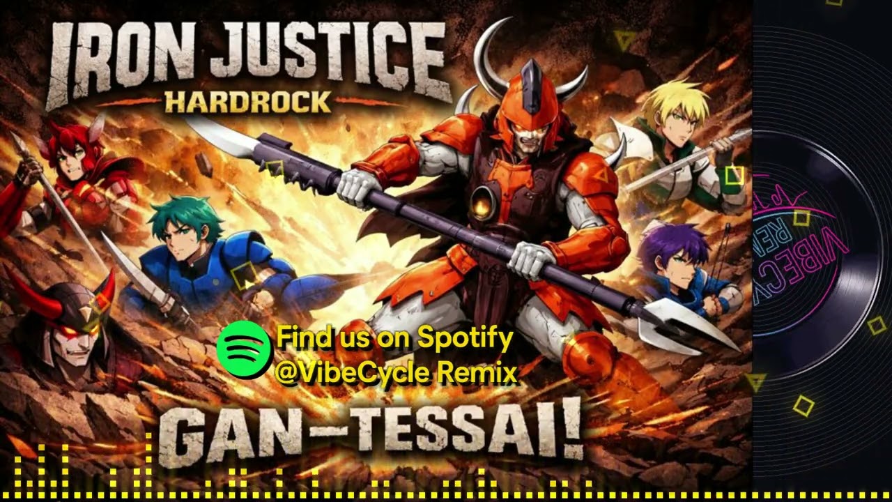 Kento of Hardrock (Ronin Warriors) | 2000s Rock / Alt-Metal Fan Song “IRON JUSTICE”