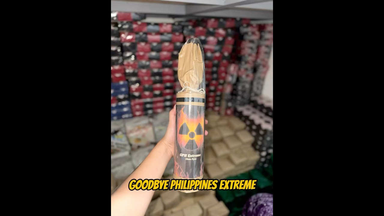 Goodbye Philippines Extreme #fireworks #paputok #explosion #youtubeshorts #pyro