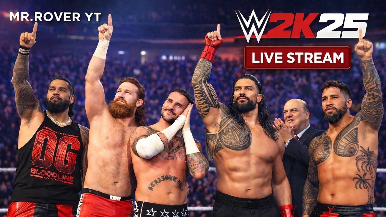 WWE 2K25 Live 🔥 | Crazy Matches & Finishing Moves