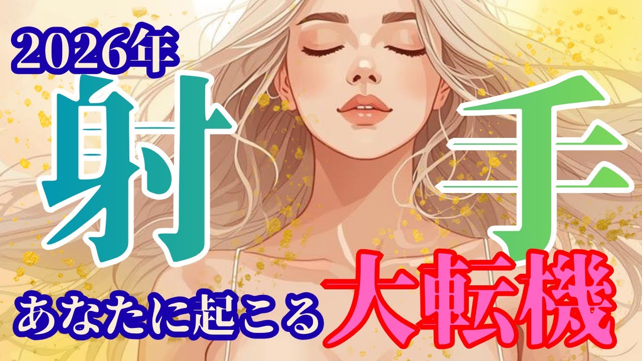 2026年【射手座さん】に起こる大転機