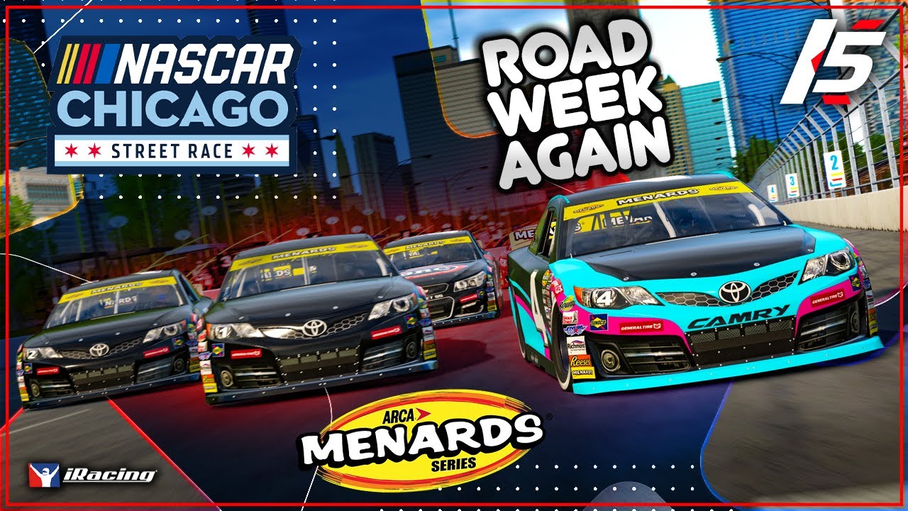 Серия ARCA &mdash; гоночный трек Chicago Street &mdash; игровой процесс iRacing NASCAR