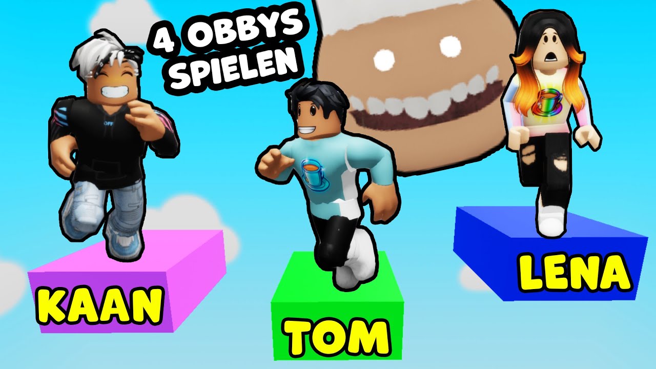 XXL OBBY TURNIER MIT KAAN vs. TOM vs. LENA! Wer gewinnt 4 Obbys?
