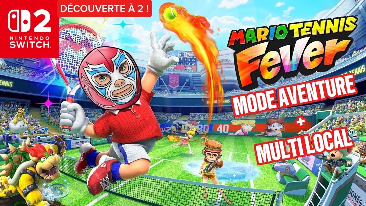 MARIO TENNIS FEVER : Découverte à 2 !