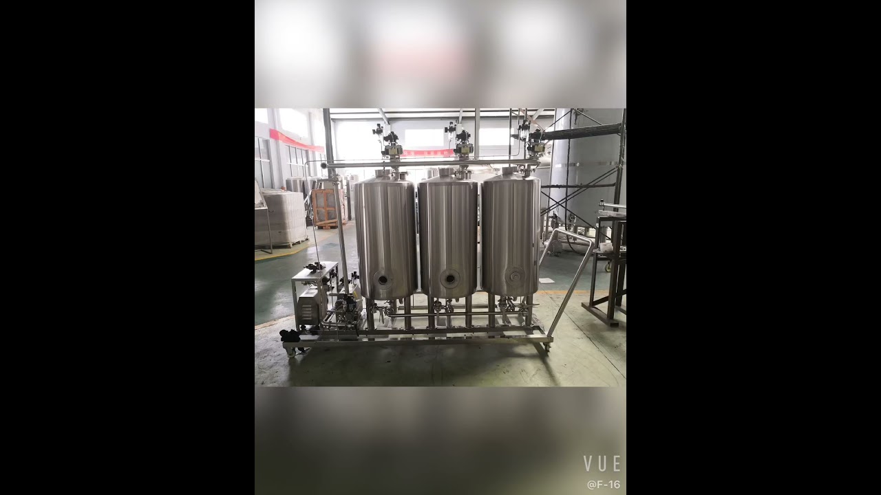 CIP system for beer brewing equipment CASSMAN JERRY