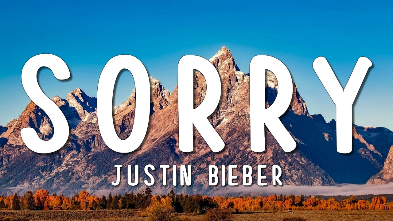 Justin Bieber - Sorry (Lyrics)