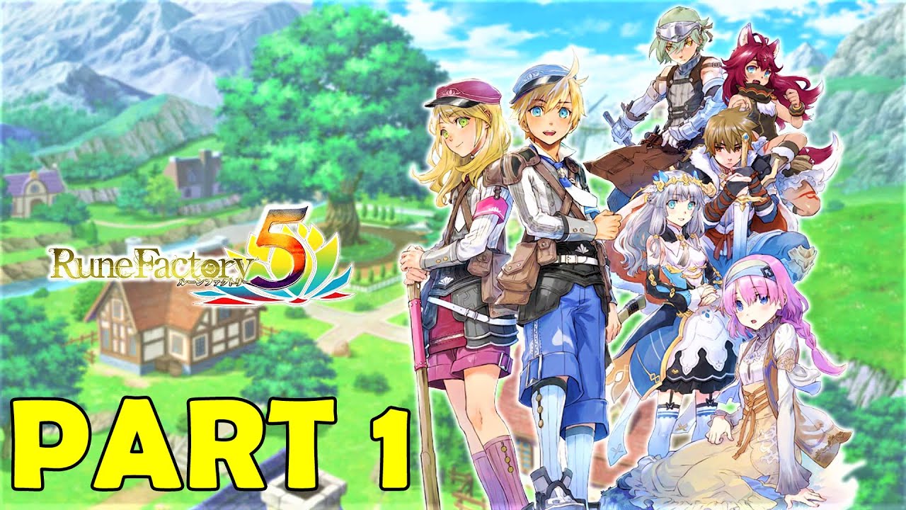 Rune Factory 5 GAMEPLAY WALKTHROUGH JAPANESE VOICES NO COMMENTARY PART 1