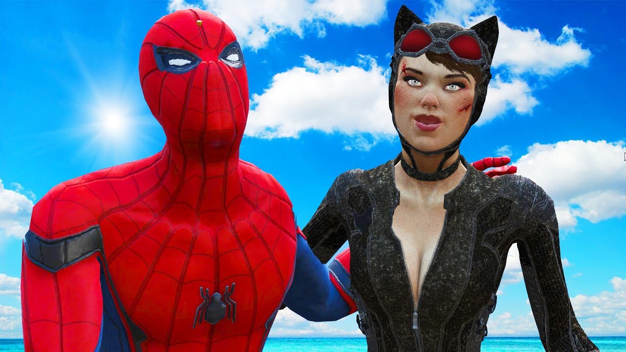 SPIDER-MAN vs CATWOMAN - Epic Battle